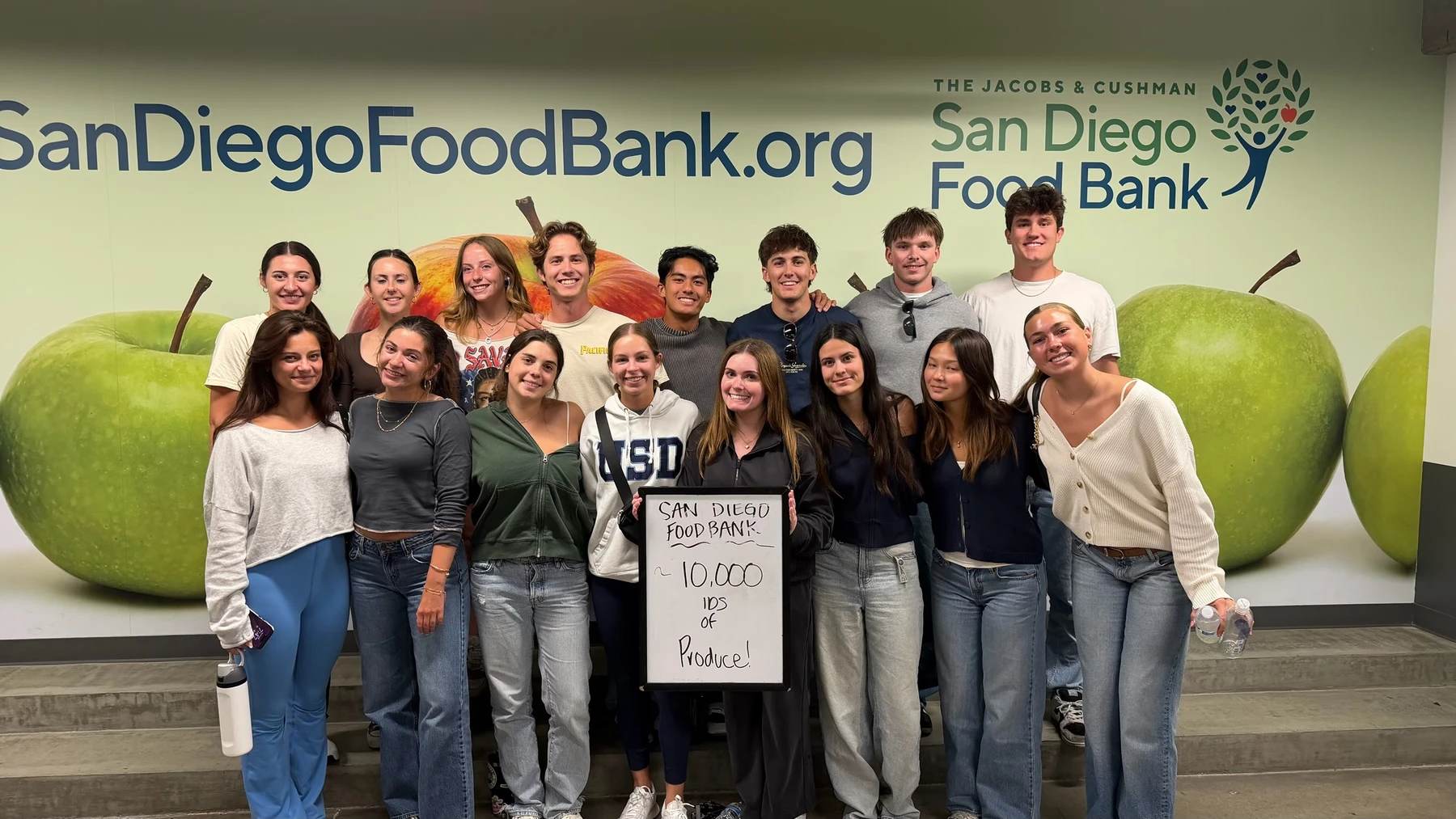 Food bank service event